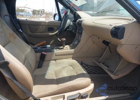 2002 BMW Z3 2.5I from USA, damaged, VIN 4USCN33402LK52485